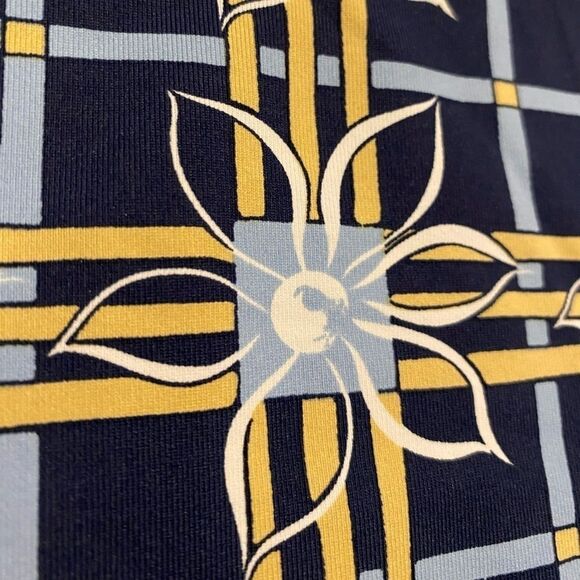 J. McLaughlin Top Catalina Cloth Floral Stripes Size Large - Picture 6 of 10